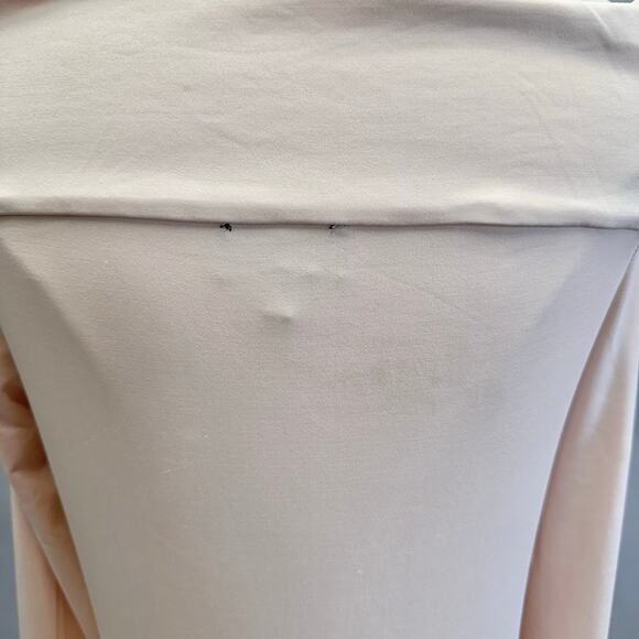 Dream Bandits jersey Bodysuit in light peach off the shoulder halter Size Medium - Picture 7 of 14